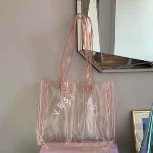 Kate Spade Limited Edition Clear Pink Tote